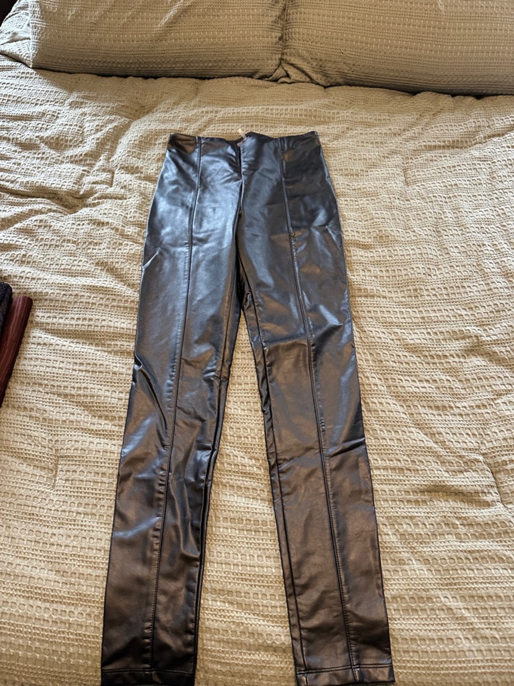 Lysse Faux Leather Leggings in Black